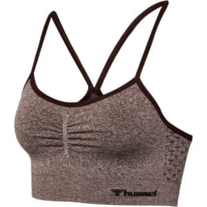 hummel hmlCI Seamless Scrunch Sport-BH Damen 8131 - java melange XS