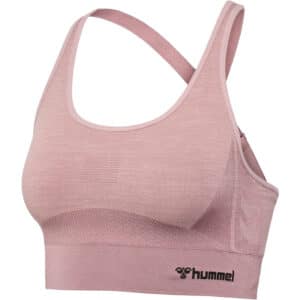 hummel hmlCLEA Seamless Sports Top 3319 - woodrose/rose taupe melange S