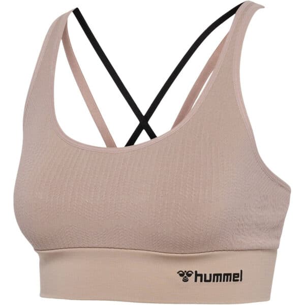 hummel hmlMT FLOW Seamless Sport-BH Damen chateau gray S