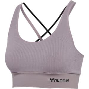 hummel hmlMT FLOW Seamless Sport-BH Damen minimal gray L