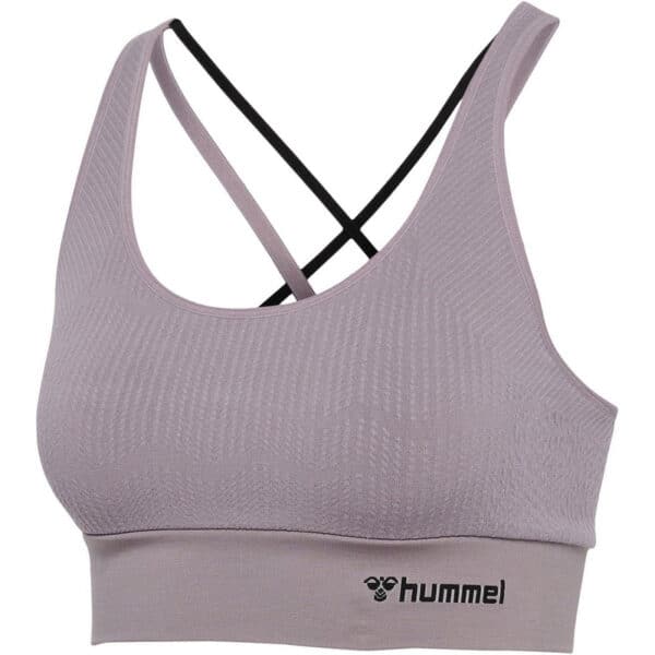 hummel hmlMT FLOW Seamless Sport-BH Damen minimal gray M