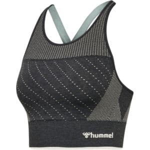 hummel hmlMT HANA Seamless Sport-Top Damen black melange XS