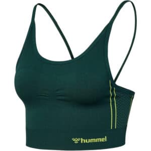 hummel hmlMT ZONE Seamless Sport-BH Damen 6186 - deep teal/sulphur spring M