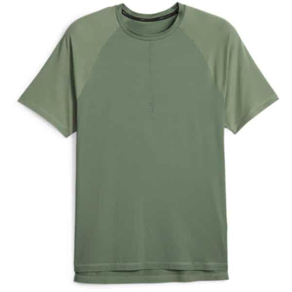 PUMA Studio Yogini Lite Solid Yogashirt Herren 44 - eucalyptus XXL